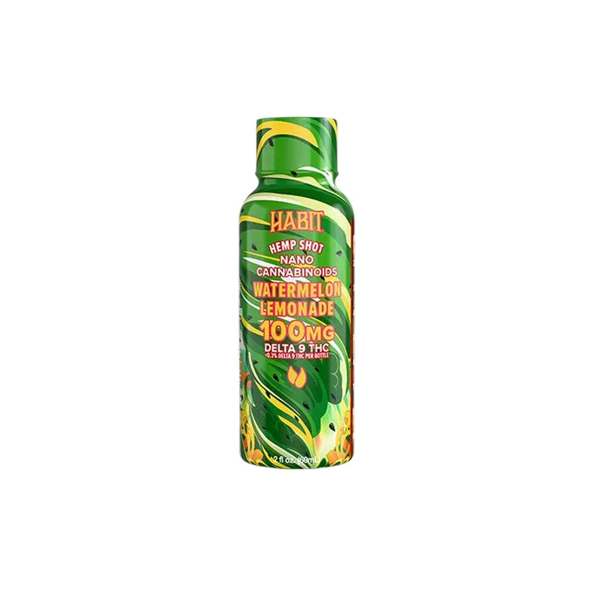 Shot de cáñamo con 100 mg de Delta 9 THC – Limonada de sandía