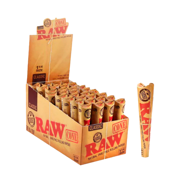RAW CLASSIC 1 1/4 CONES DISPLAY