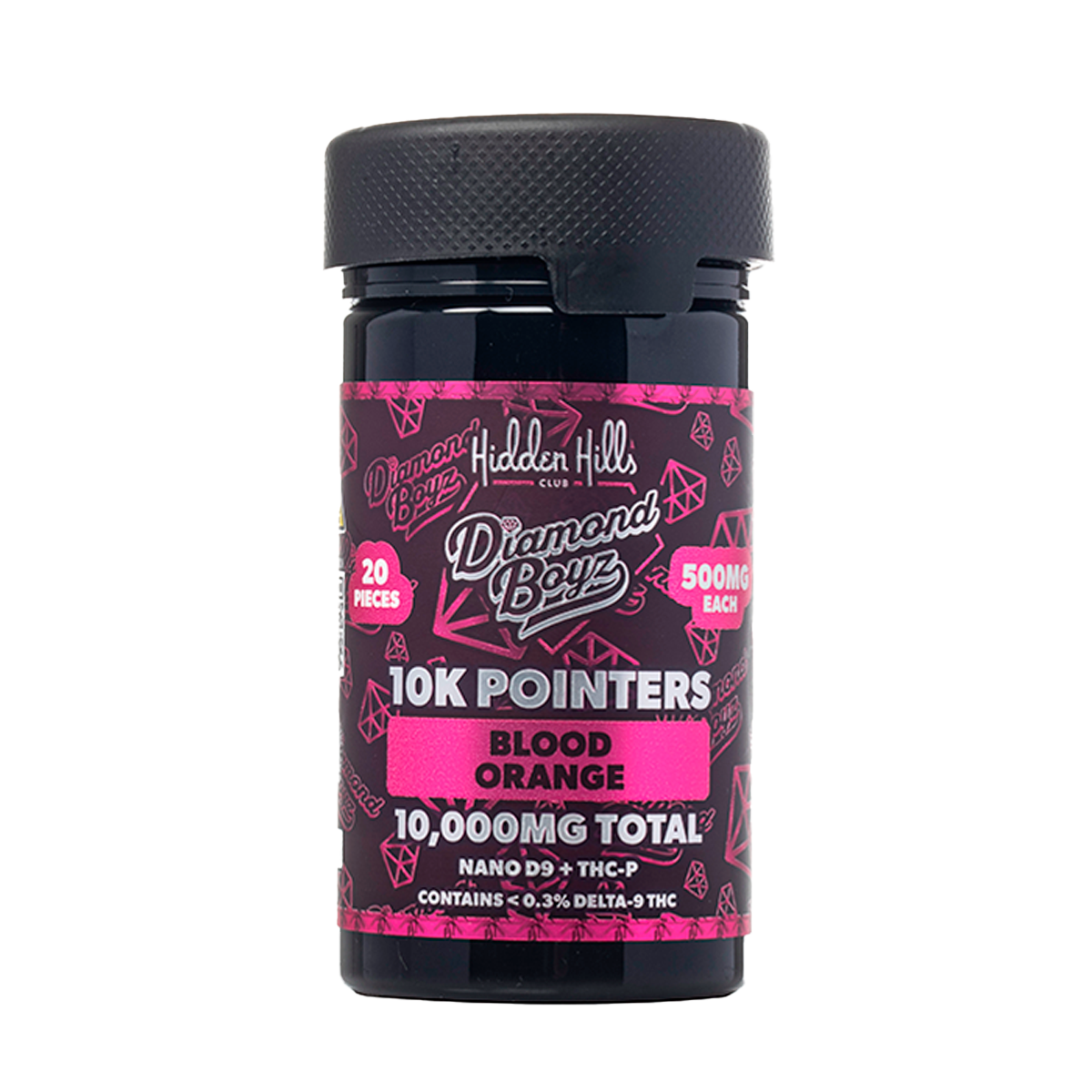 HIDDEN HILLS 10K POINTERS GUMMIES BLOOD ORANGE
