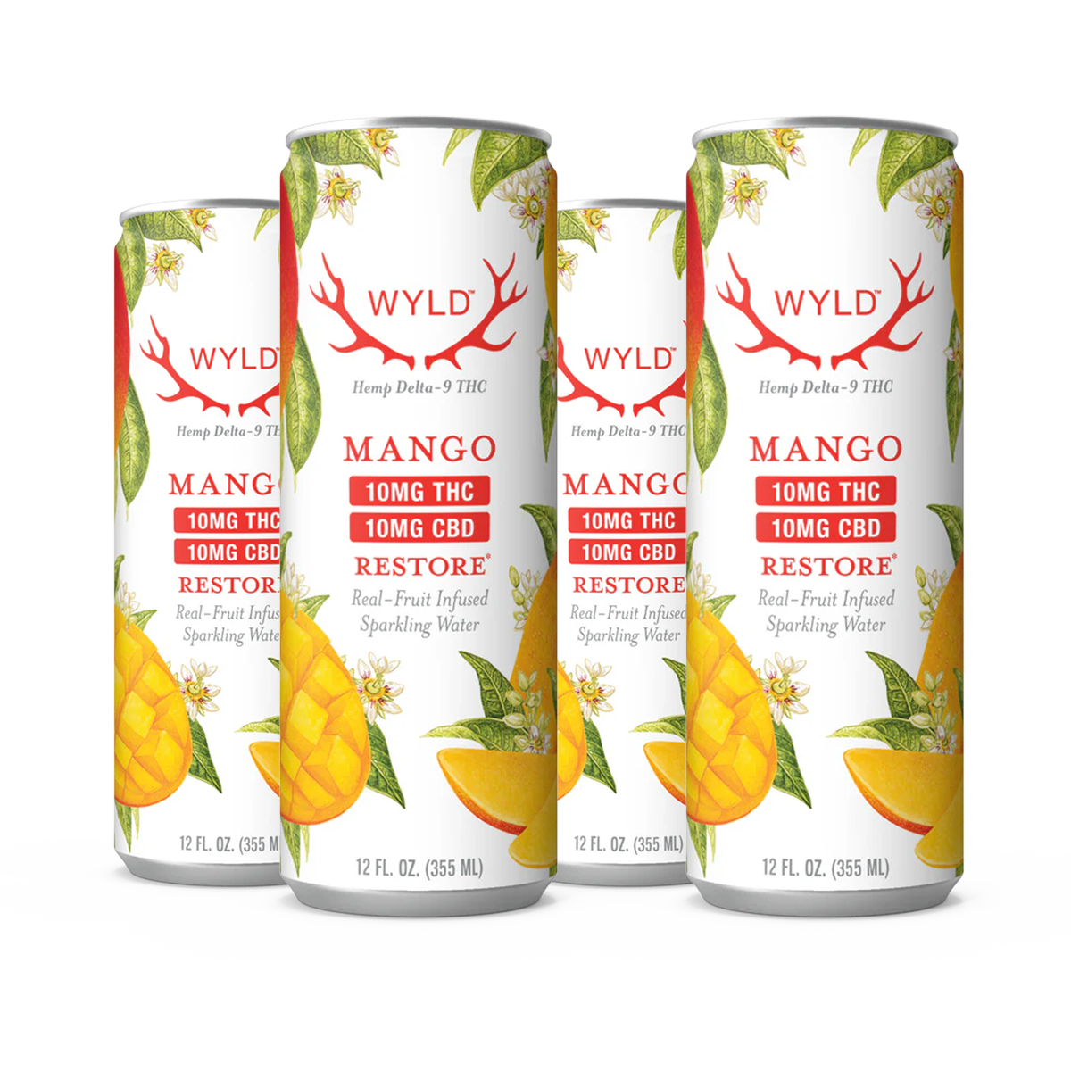 WYLD SPARKLING WATER THC 10MG 1PZ MANGO