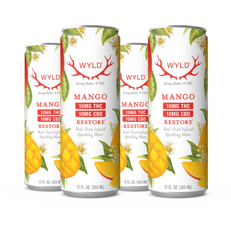 WYLD SPARKLING WATER THC 10MG 1PZ MANGO