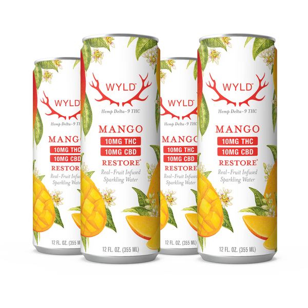 WYLD SPARKLING WATER THC 10MG 1PZ MANGO