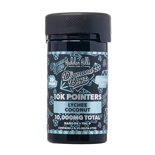 HIDDEN HILLS 10K POINTERS GUMMIES LYCHEE COCONUT
