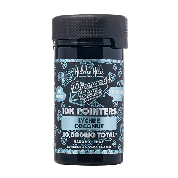 HIDDEN HILLS 10K POINTERS GUMMIES LYCHEE COCONUT