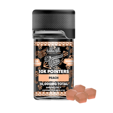 HIDDEN HILLS 10K POINTERS GUMMIES PEACH