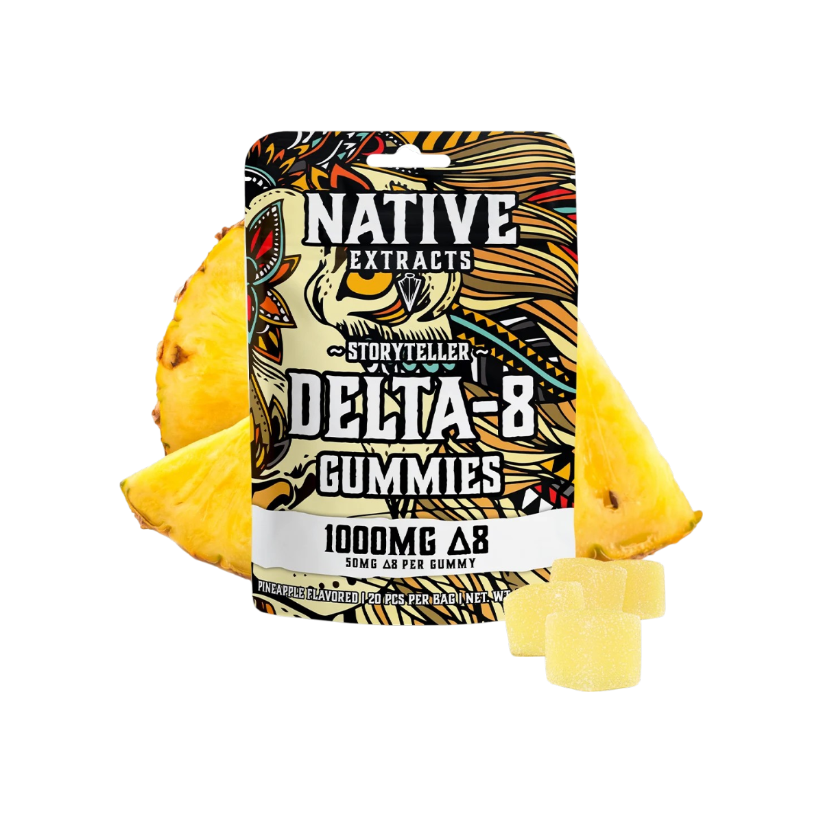 THC Ert "Storyteller" - 1000mg Delta-8  - Pineapple-1