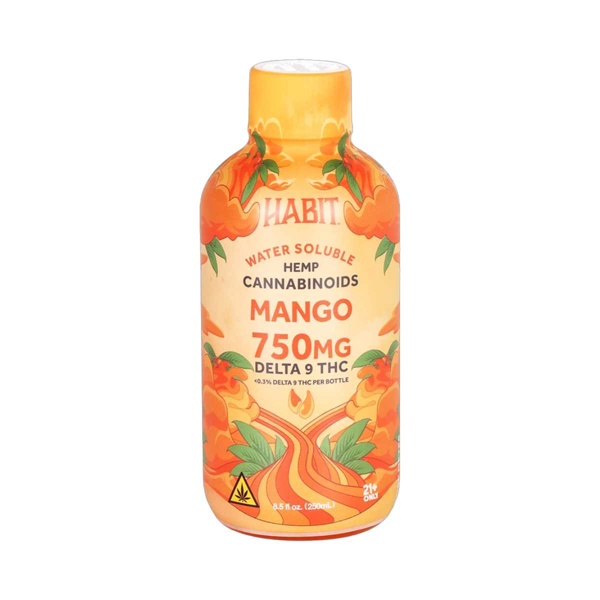 THC Habit Syrup D9 750mg Mango
