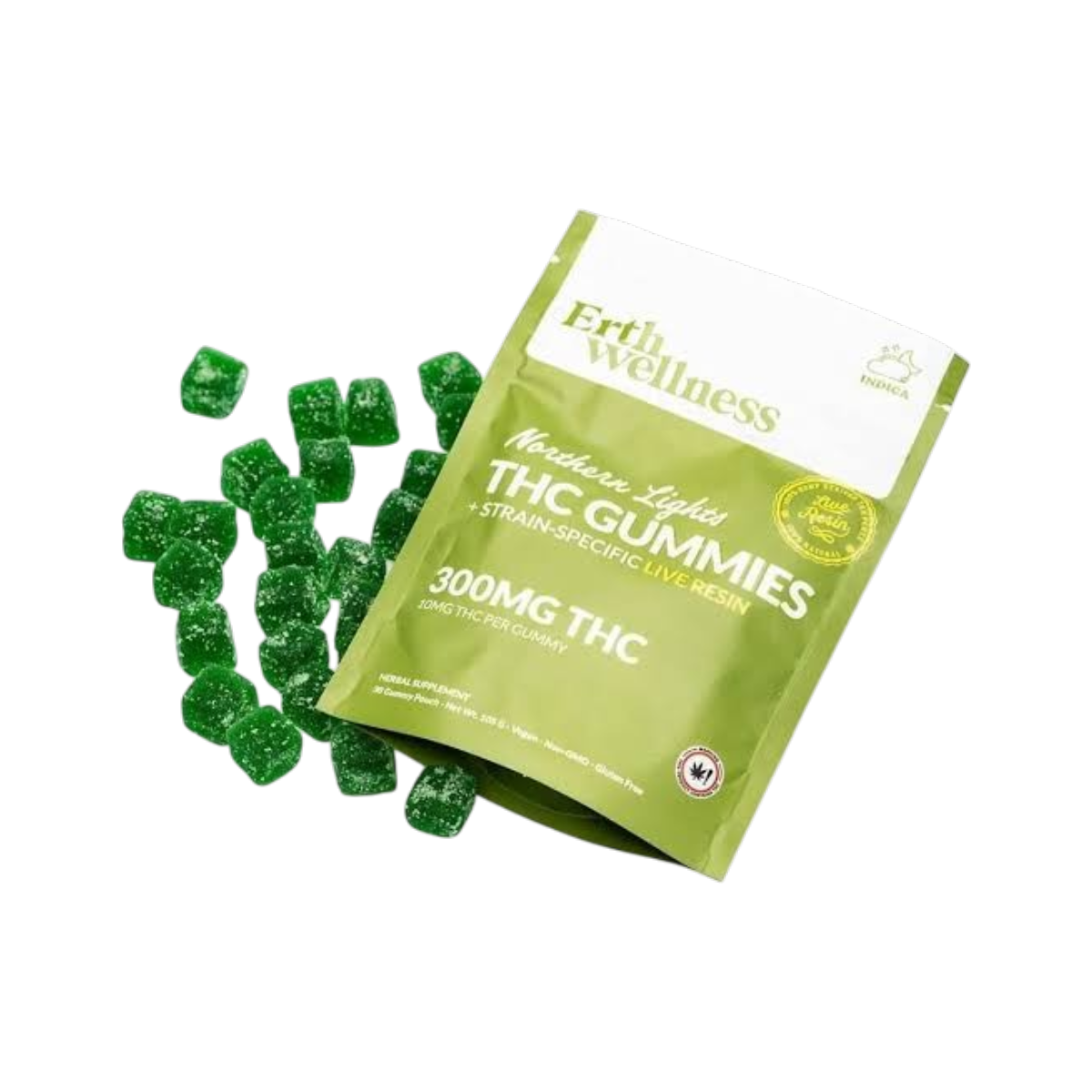 THC Erth Gummies – Northern Lights (Relaxed) 30 gomitas-1
