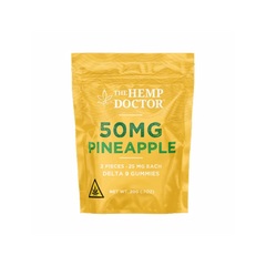 THC The Doctor Gummies Pineaple 50mg 2pz D9-1