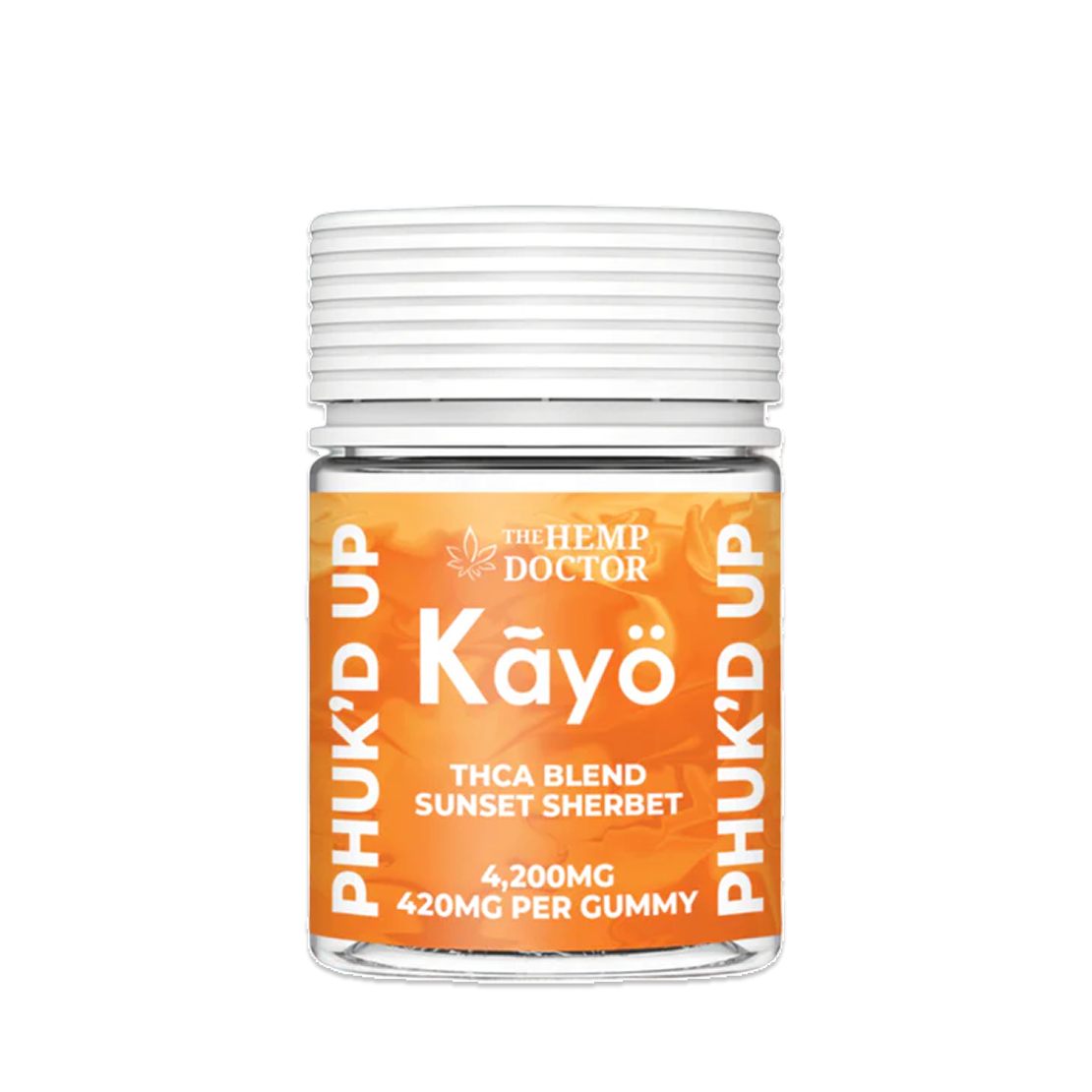 The Hemp Doctor Phuk’d Up Gummies Orange 10ct 420mg-1