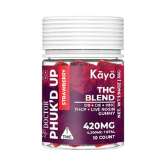 The Hemp Doctor Phuk’d Up Gummies strawberry 10ct 420mg-1