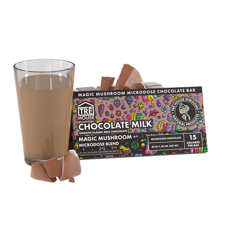 Tre House Chocolate Bar Magic Mushrooms Extra Strength Chocolate Crunch