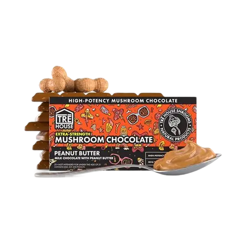 Tre House Chocolate Bar Magic Mushrooms Extra Strength Chocolate Crunch-4