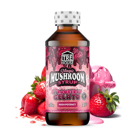 TRE House Syrup Magic Mushrooms Strawberry Gelato