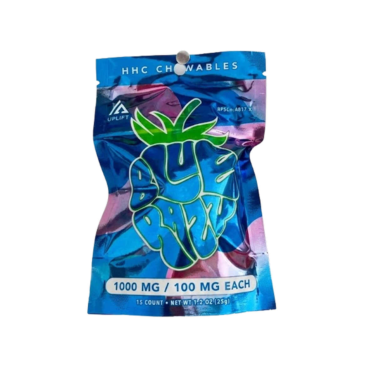 UPLIFT HHC CHEWABLE 1000MG BLUE RASPBERRY