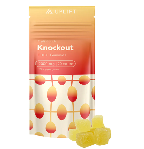 UPLIFT THCP KNOCKOUT CHEW 2000MG FRUIT PUNCH