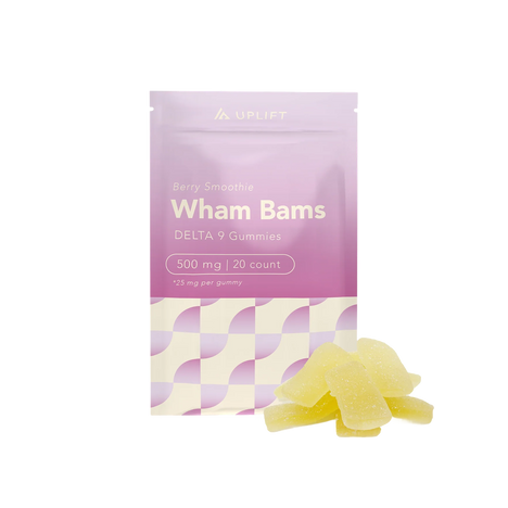 Uplift Wham Bams Delta-9 Gummies Berry Smoothie (20 pz / 500mg Total)