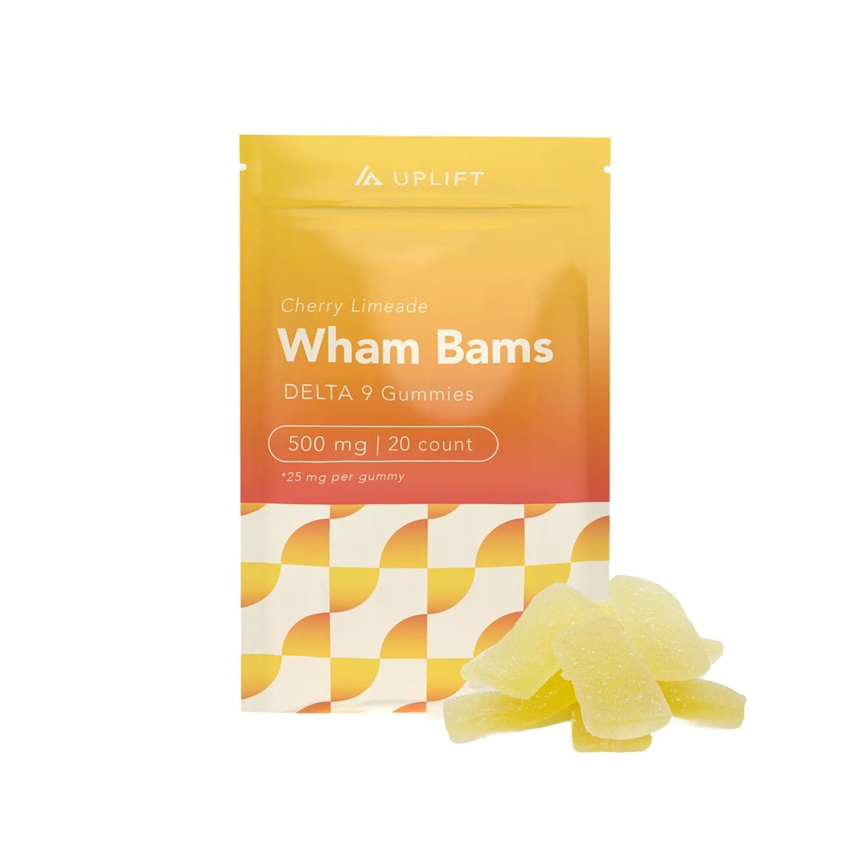 Uplift Wham Bams Delta-9 Gummies Cherry Limeade (20 pz / 500mg Total)