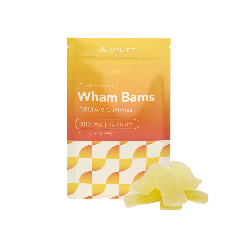 Uplift Wham Bams Delta-9 Gummies Cherry Limeade (20 pz / 500mg Total)-1