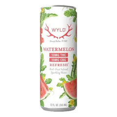 WYLD SPARKLING WATER THC 10MG PACK 1PZ WATERMELON-1