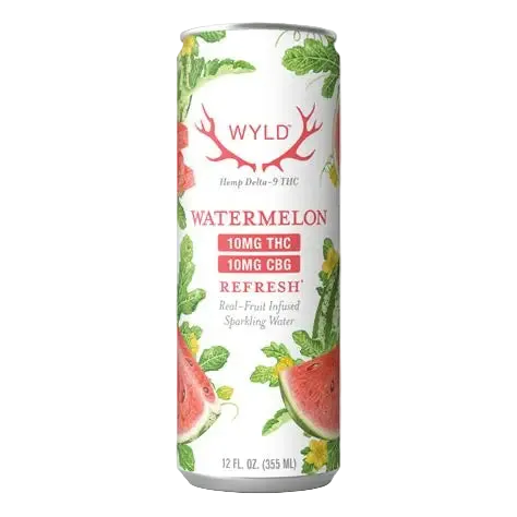 WYLD SPARKLING WATER THC 10MG PACK 1PZ WATERMELON