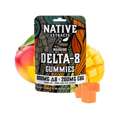 THC:CBG Erth "Warrior" - 800mg Delta-8  + 20 pz x 10mg CBG Mango (Recover)-1