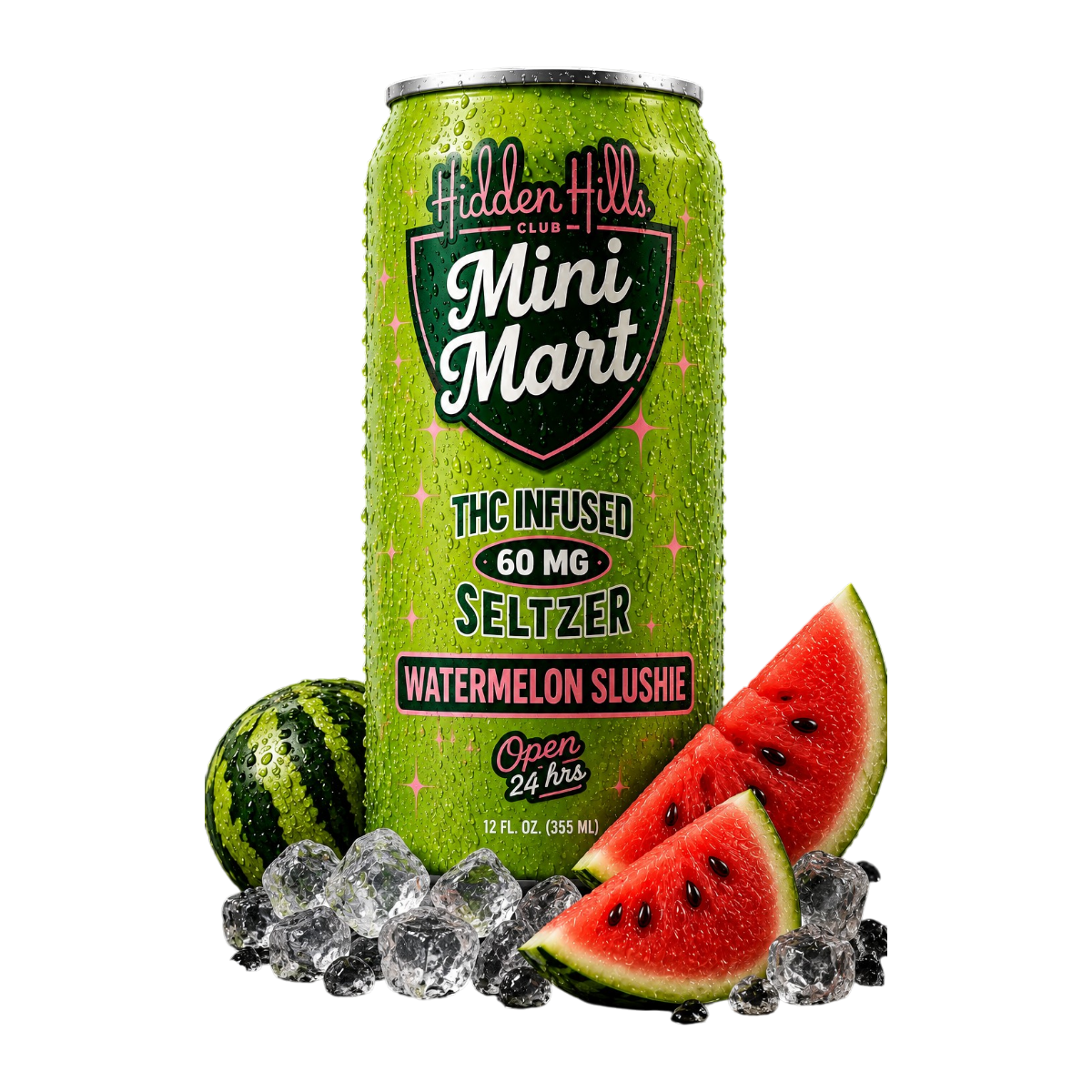 Hidden Hills 60 Mg Drink - Mini Mart Thca - Watermelon Slushie-1