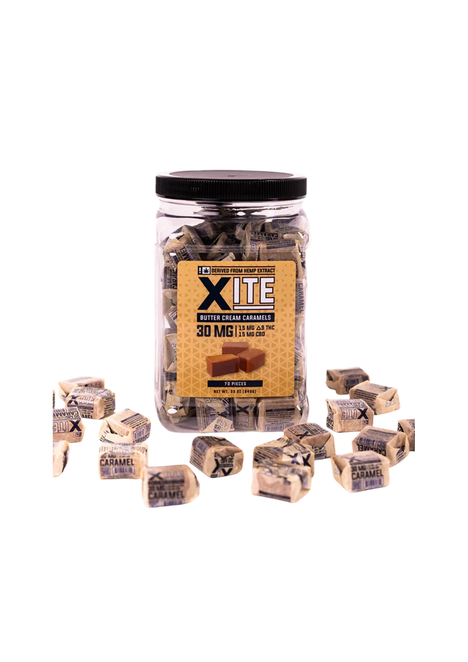 XITE Delta 9 THC Butter Cream Caramels