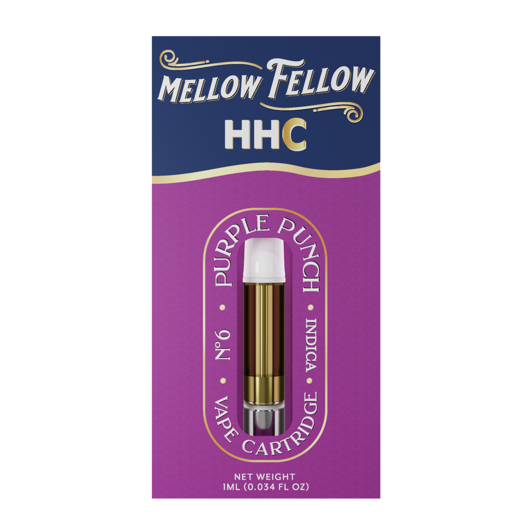 Mellow Fellow Classic Cartridge 1ml HHC Purple Punch (indica)