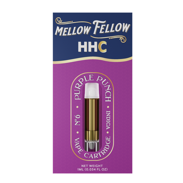 Mellow Fellow Classic Cartridge 1ml HHC Purple Punch (indica)