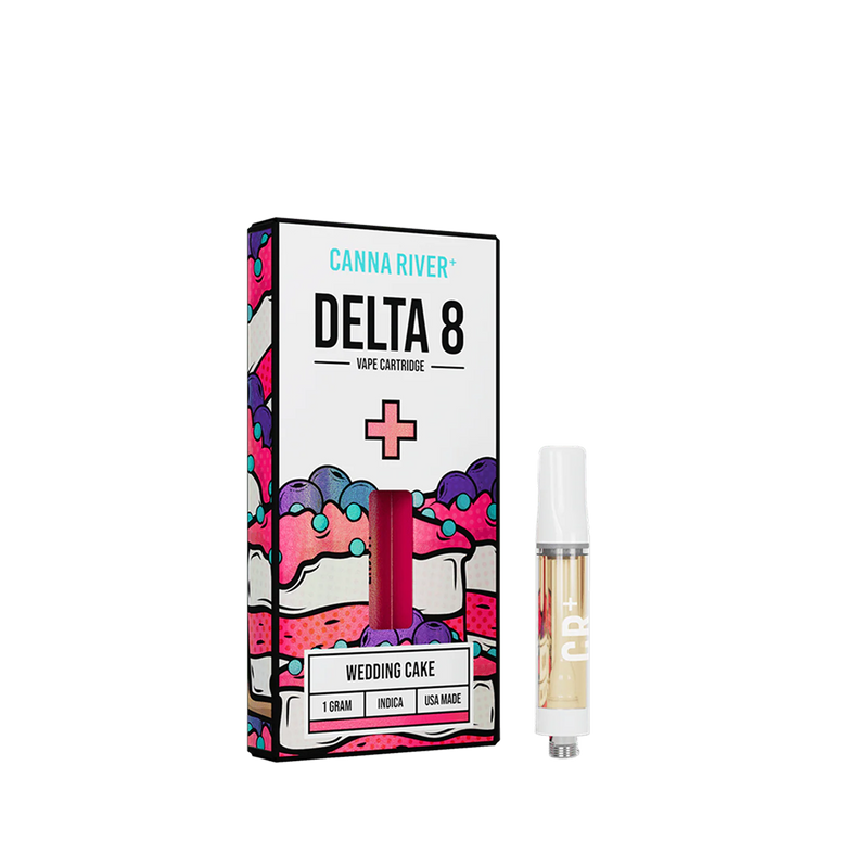 Canna River - D8 Cartridge - Delta 8 THC Wedding Cake-1