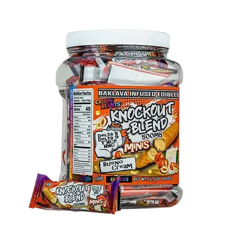 Crispy Blunts Knockout Blend Mini Bueno Cream: Oblea Crujiente (1 sobre / 500mg)