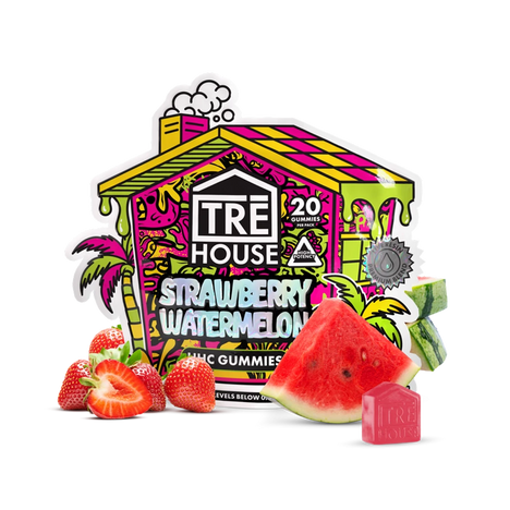 Tre House Gummies Strawberry Watermelon HHC 20ct (Casita)