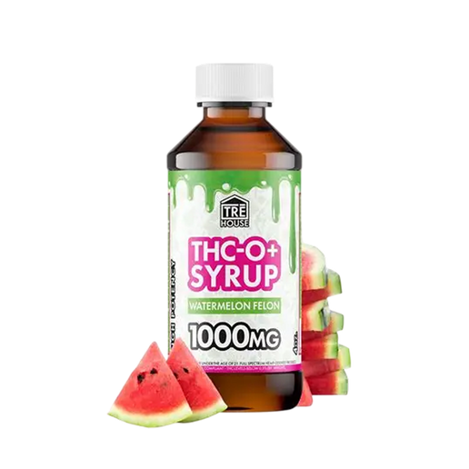 TRE House Delta-9 THC Syrup Watermelon Felon (1000mg)