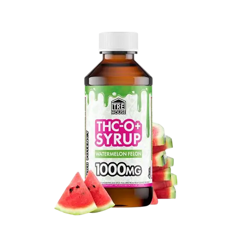 TRE House Delta-9 THC Syrup Watermelon Felon (1000mg)-1