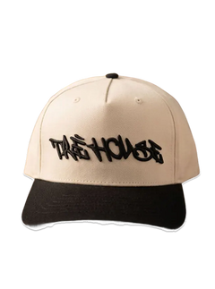 Gorra TRE House Graffiti Snapback: Off-White & Black-1