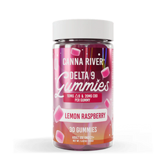 Canna River Delta-9 + CBD Gummies Lemon Raspberry (30 pz / Fórmula de Espectro Completo)-1