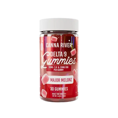 Canna River Delta-9 + CBD Gummies Major Melonz (30 pz / Fórmula de Espectro Completo)-1