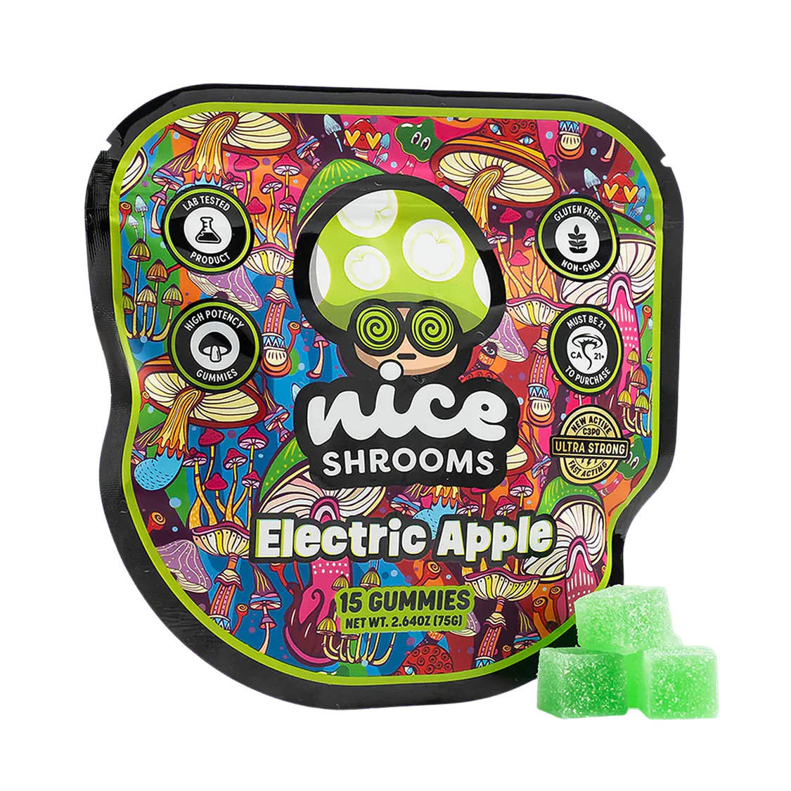 NICE SHROOMS ELECTRIC APPLE BAG 15PZ