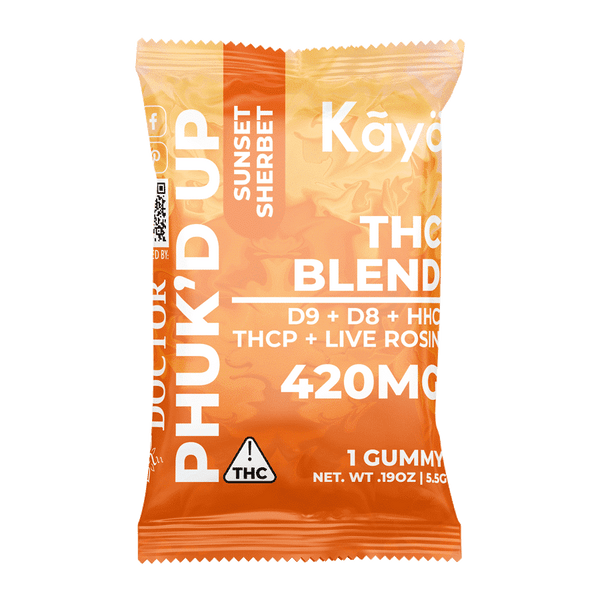 The Hemp Doctor: Phuk’d Up Gummy Sunset Sherbet (1 pz / 420mg)