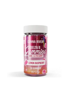 Canna River - D8 Gummies - Delta 8 THC / Lemon Raspberry / 25mg D8 THC / 30 Gummies-1