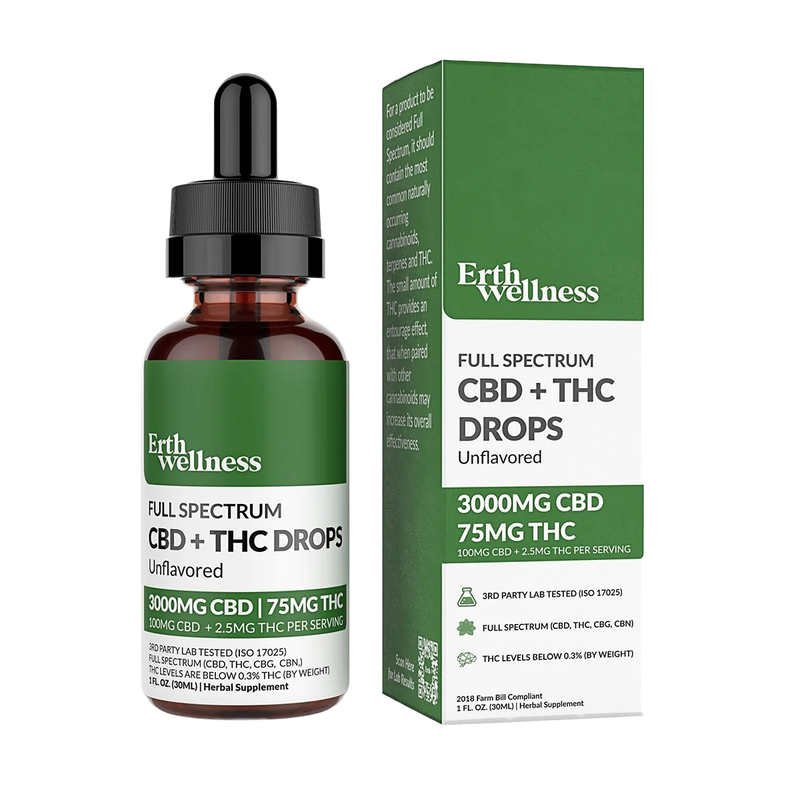 ERTH FULL SPECTRUM RELIEF CBD 3000MG UNFLAVORED-1