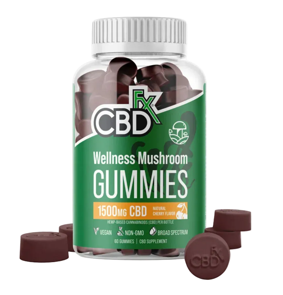 CBDFx Wellness Mushroom Gummies 1500mg-1
