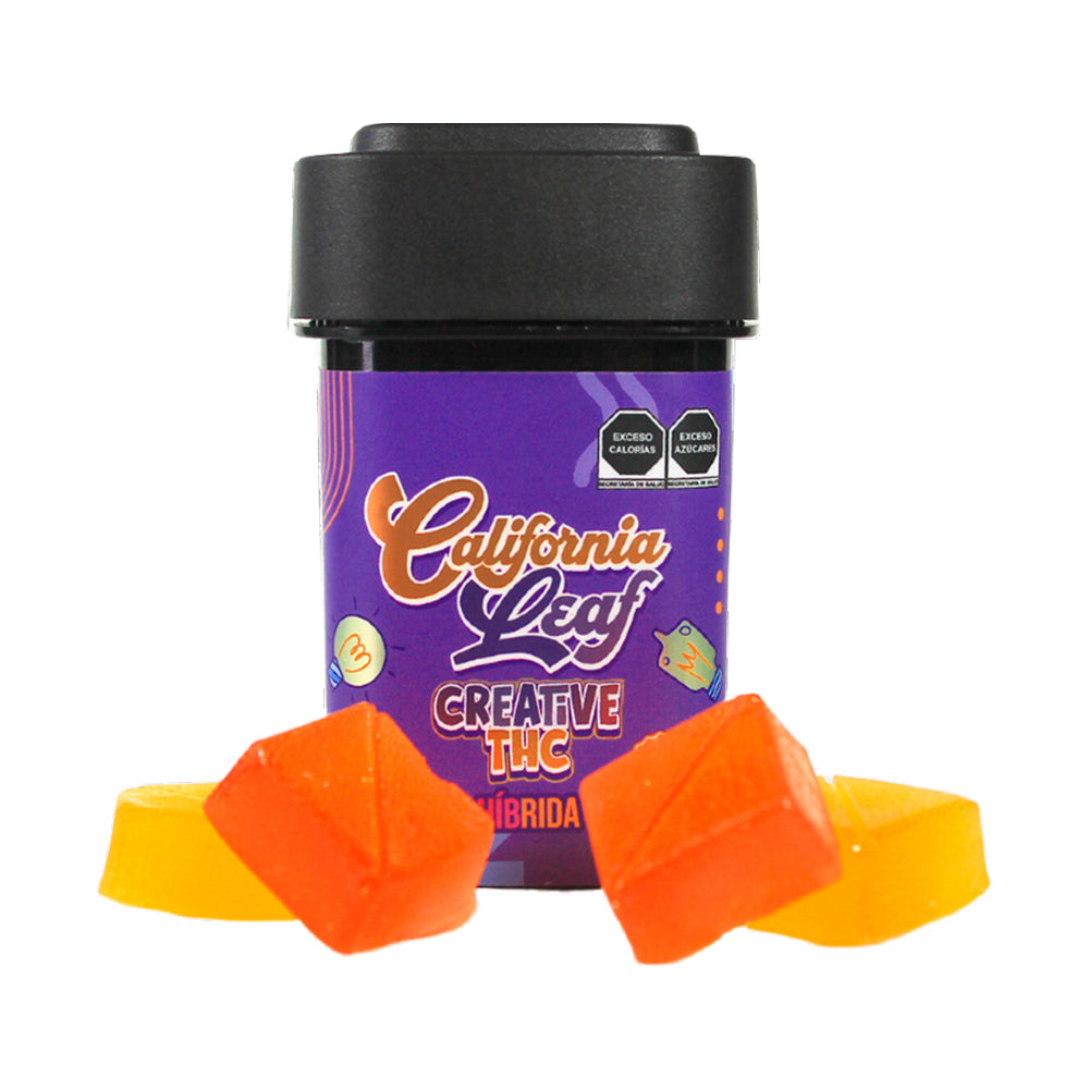 California Leaf® | Gomitas Creative Delta 8 THC 30 ó 50 mg/pza | 15, 25 ó 30 piezas