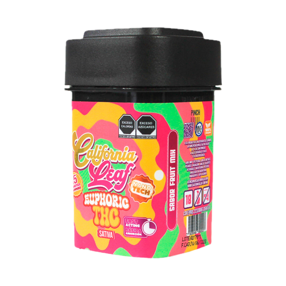 Gomitas Euphoric Nano tech Delta 9 THC | 15 o 30pz| 25 mg D9-THC