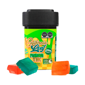 THC California  Leaf Gomitas Fusion Delta 9 Nano Tech Thc 25 mg/pza | 15 ó 30 piezas