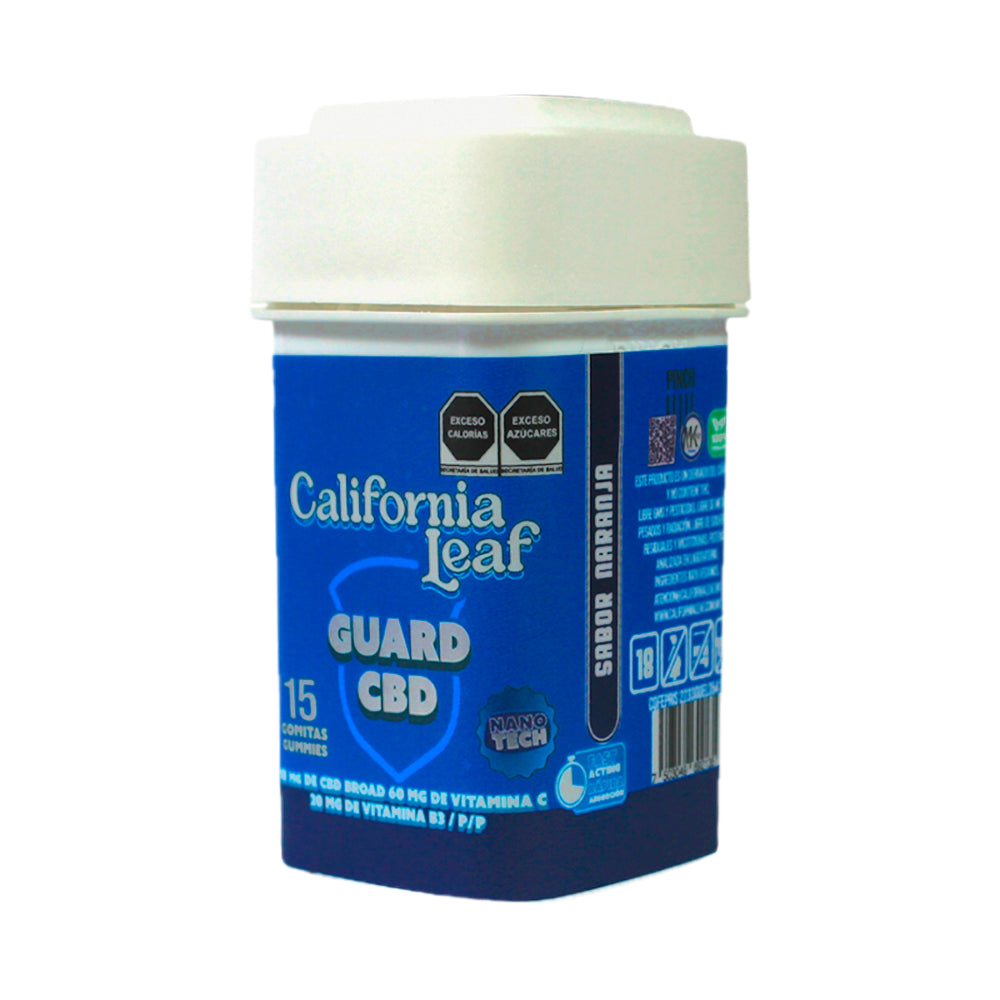 Gomitas Guard CBD (Mirceno – 10 mg CBD Nano Broad) |15 ó 30 piezas.