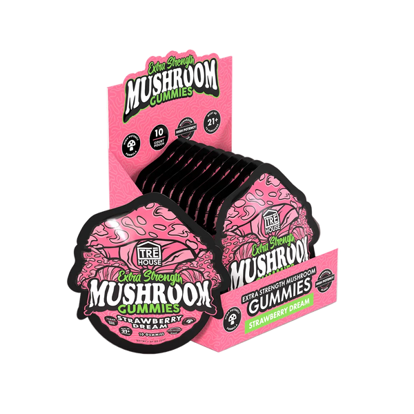 Tre House Gummies Magic Mushrooms Extra Strength Strawberry Dream