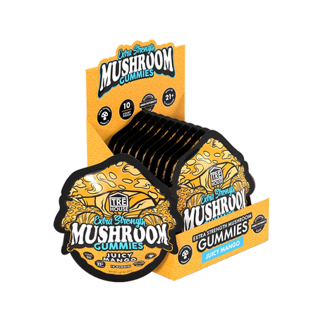 Tre House Gummies Magic Mushrooms Extra Strength Juicy Mango
