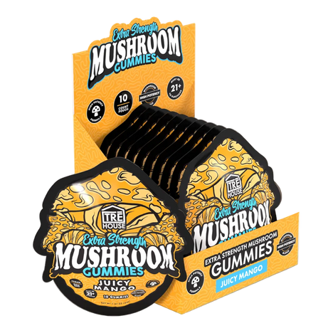 Tre House Gummies Magic Mushrooms Extra Strength Juicy Mango